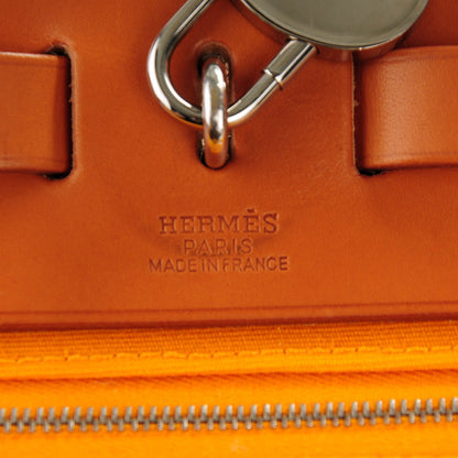 Hermes Toile Vache Hunter Herbag Zip 31 PM Jaune d'Or 6 of 9