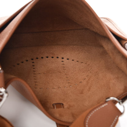 Hermes Taurillon Clemence Evelyne III PM Gold 5 of 8