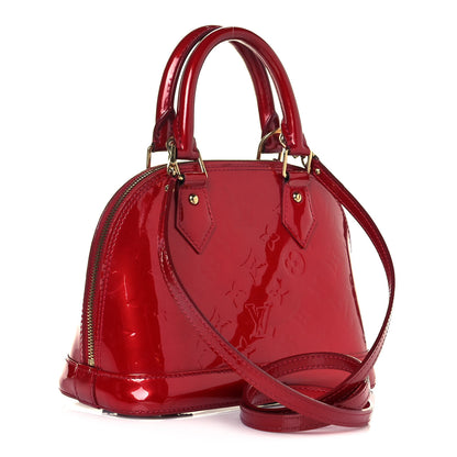 Louis Vuitton Vernis Alma BB Pomme D'Amour 3 of 13