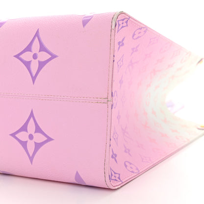 Louis Vuitton Monogram Giant Spring In The City Onthego GM Sunrise Pastel 9 of 17