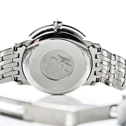 Omega Stainless Steel Diamond 32.7mm De Ville Co-Axil Chronometer Automatic Watch Blue 424.10.33.20.53.001 5 of 8
