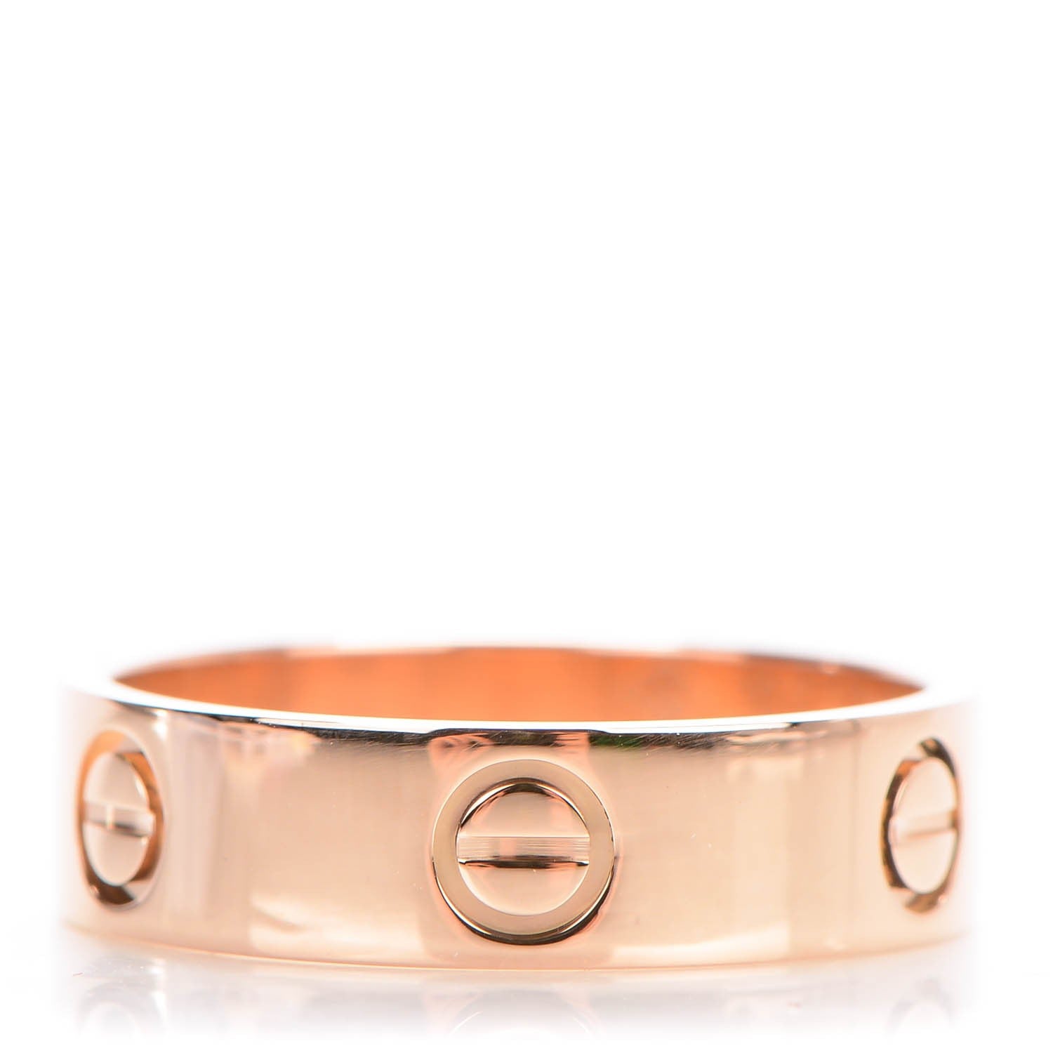 Cartier 18K Pink Gold 5.5mm LOVE Ring 58 8.25 1 of 5