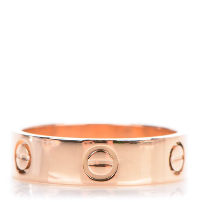 Cartier 18K Pink Gold 5.5mm LOVE Ring 58 8.25 1 of 5