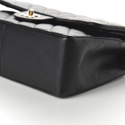 Chanel Lambskin Quilted Jumbo Double Flap Black 7 of 12