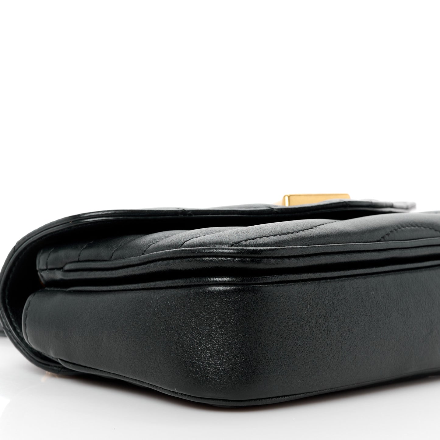 Calfskin LV New Wave Chain Bag Black