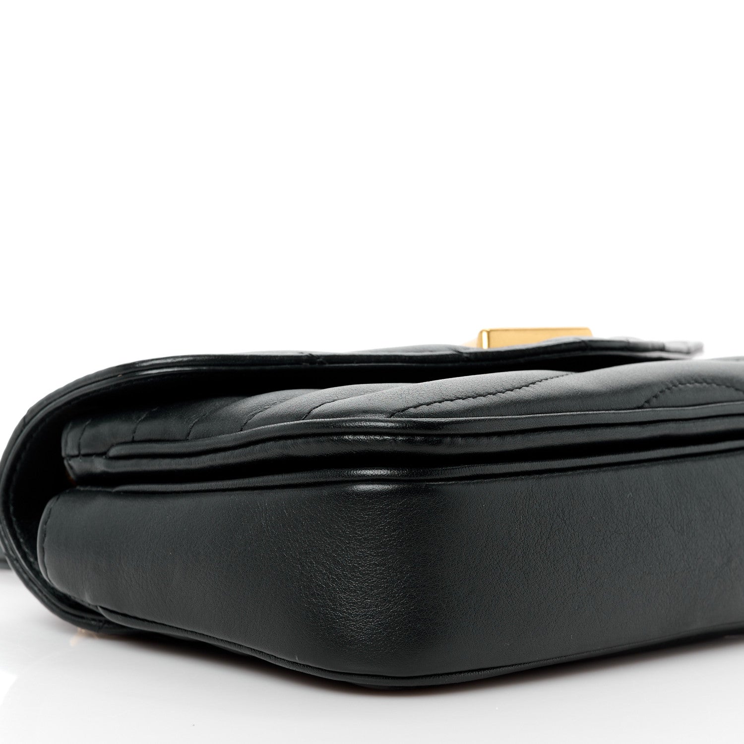 Louis Vuitton Calfskin LV New Wave Chain Bag Black 9 of 10