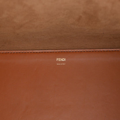 Fendi Vitello King Plexiglass Large Fendi Sunshine Shopper Tote Cuoio 7 of 18