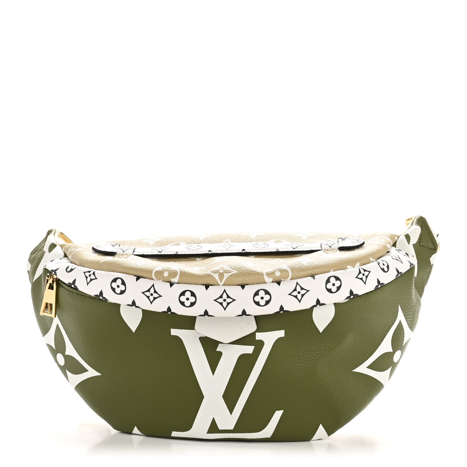 Louis Vuitton Monogram Giant Bumbag Kaki Beige 1 of 13