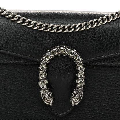 Gucci Calfskin Super Mini Dionysus Shoulder Bag Black 8 of 10