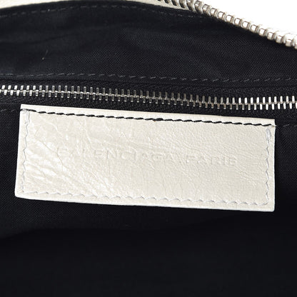 Balenciaga Agneau Giant 21 Silver Hardware Day Hobo White 6 of 9