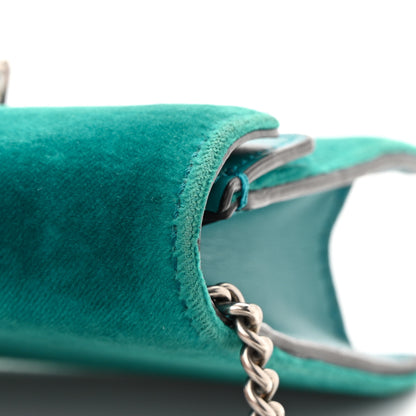 Gucci Velvet Super Mini Dionysus Shoulder Bag Pavone Cyan 13 of 13
