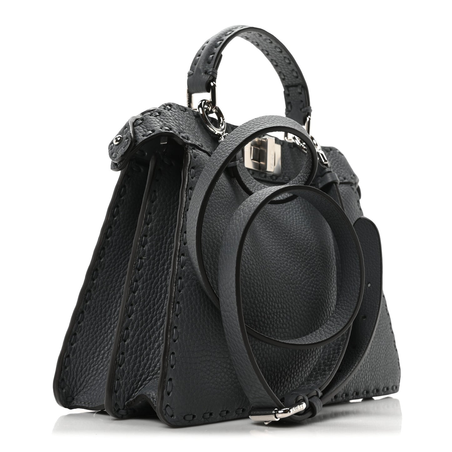 Cuoio Romano Selleria Chamois Small Peekaboo I SEE U Satchel Real Tempesta