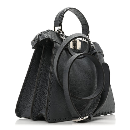 Fendi Cuoio Romano Selleria Chamois Small Peekaboo I SEE U Satchel Real Tempesta 3 of 9