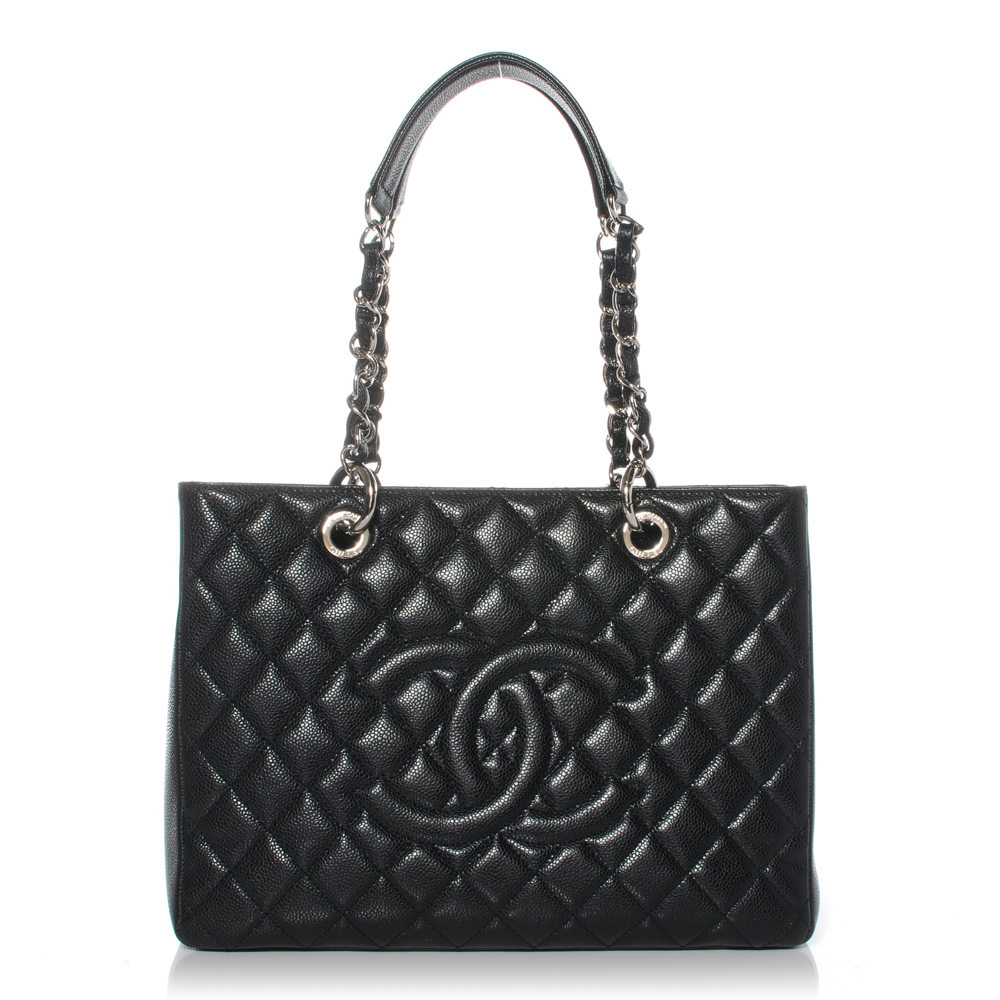 Chanel Caviar Grand Shopping Tote GST Black 1 of 7
