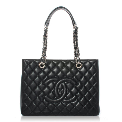 Chanel Caviar Grand Shopping Tote GST Black 1 of 7