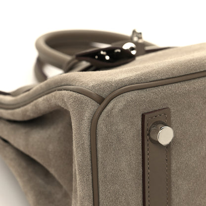 Hermes Veau Doblis Swift Grizzly Birkin 25 Etoupe 9 of 12