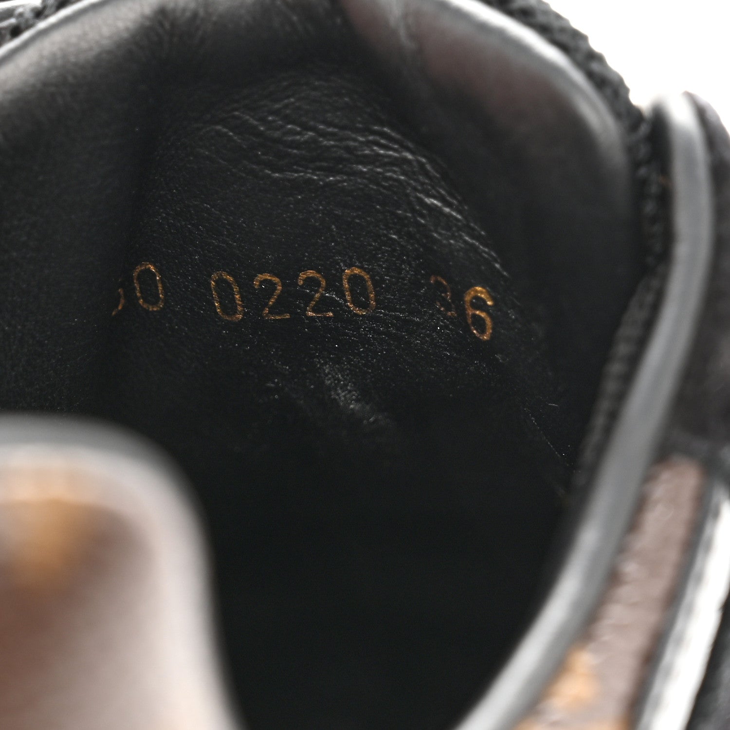 Louis Vuitton Suede Monogram Run Away Sneakers 36 Black 8 of 11