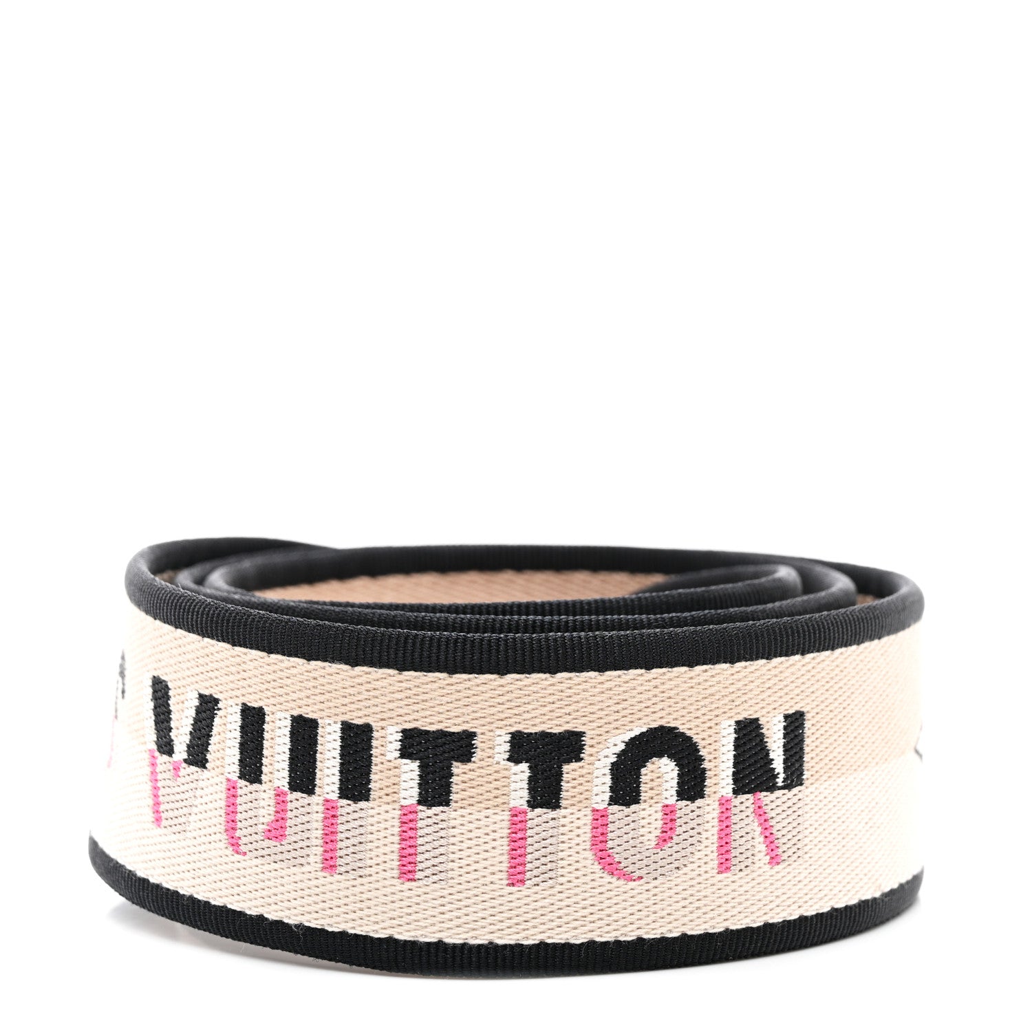 Louis Vuitton Jacquard Diane Shoulder Strap Black 2 of 3