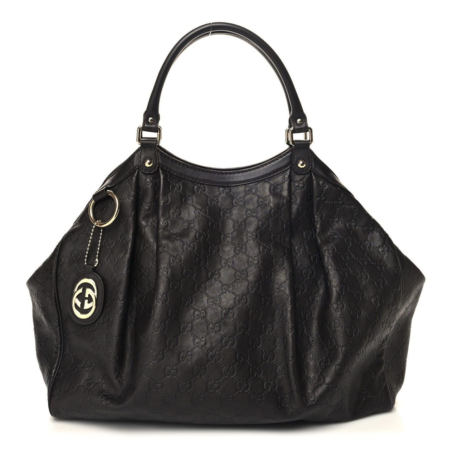 Guccissima Vitello Tender Large Sukey Tote Testa di Moro