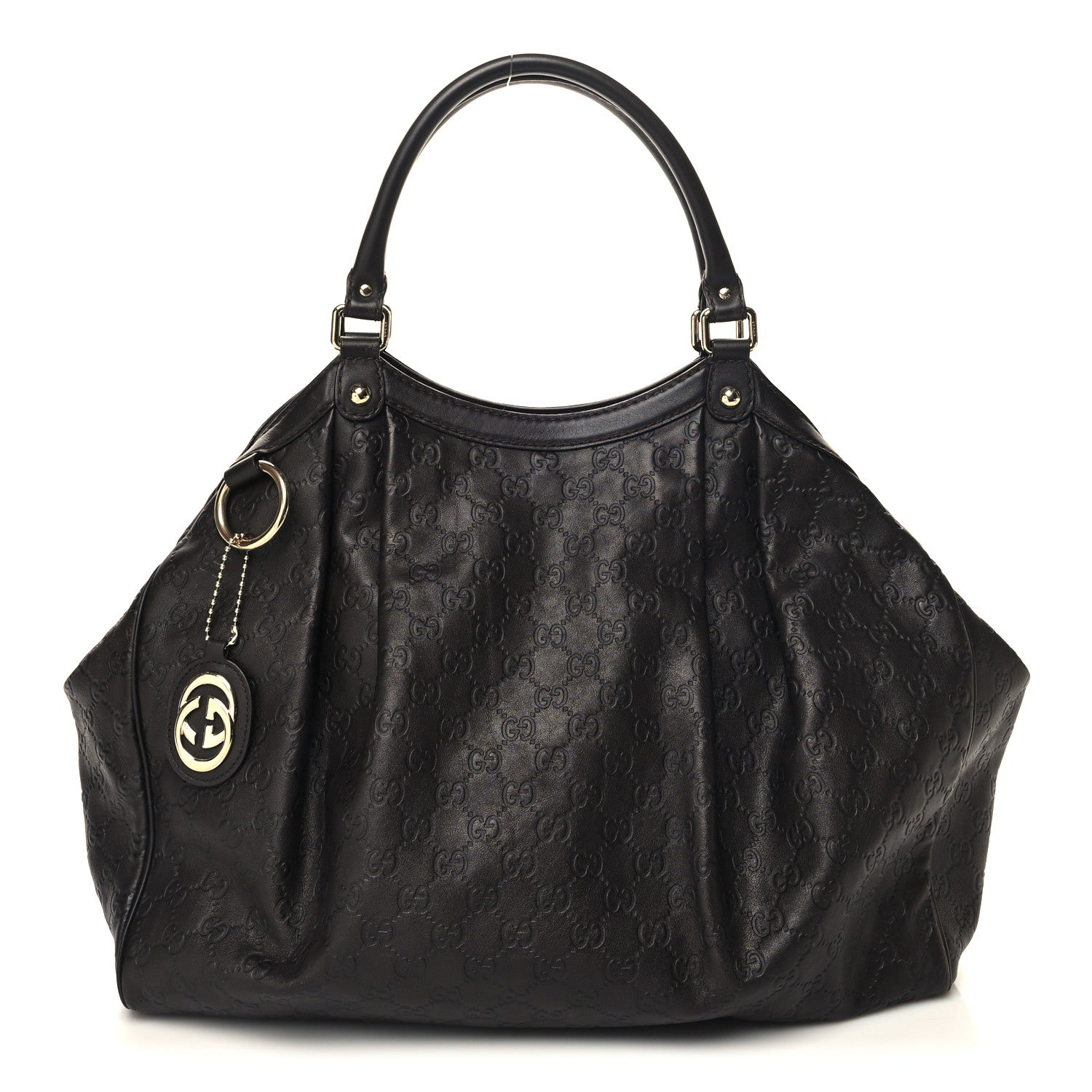 Gucci Guccissima Vitello Tender Large Sukey Tote Testa di Moro 1 of 12
