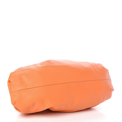 Bottega Veneta Smooth Butter Calf The Pouch Oversized Clutch Light Orange 4 of 9