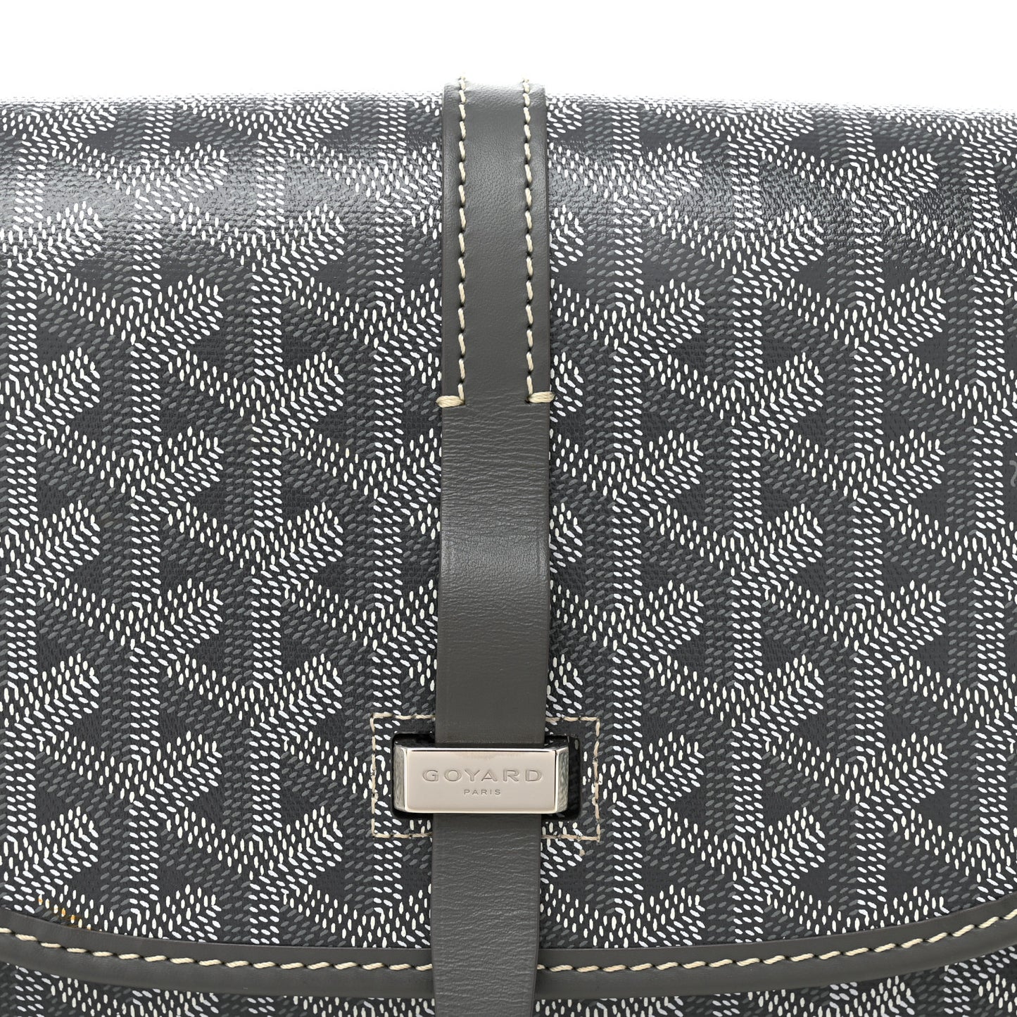 Goyardine Belvedere II PM Messenger Bag Gray