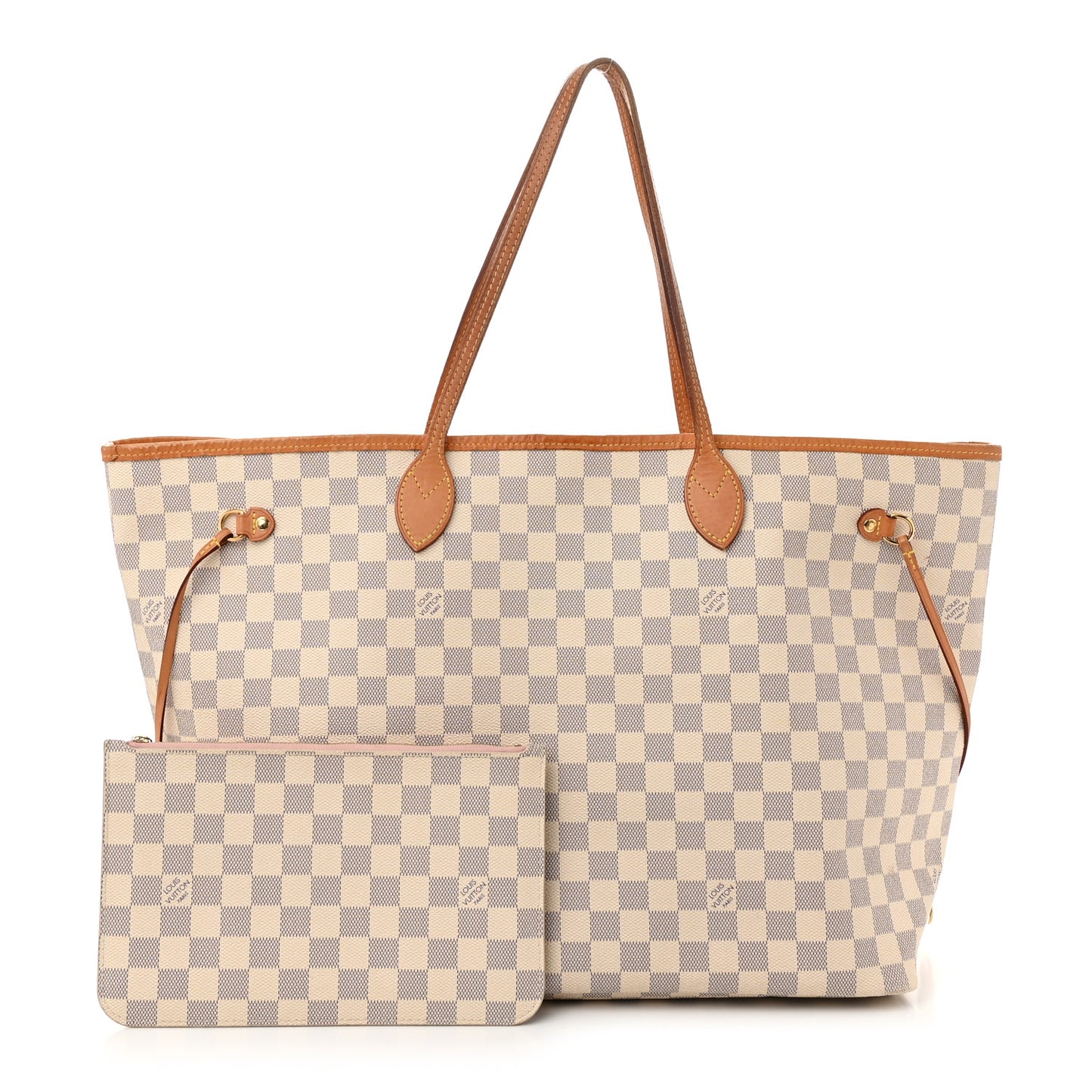 Damier Azur Neo Neverfull GM Rose Ballerine