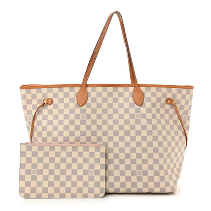 Louis Vuitton Damier Azur Neo Neverfull GM Rose Ballerine 3 of 12