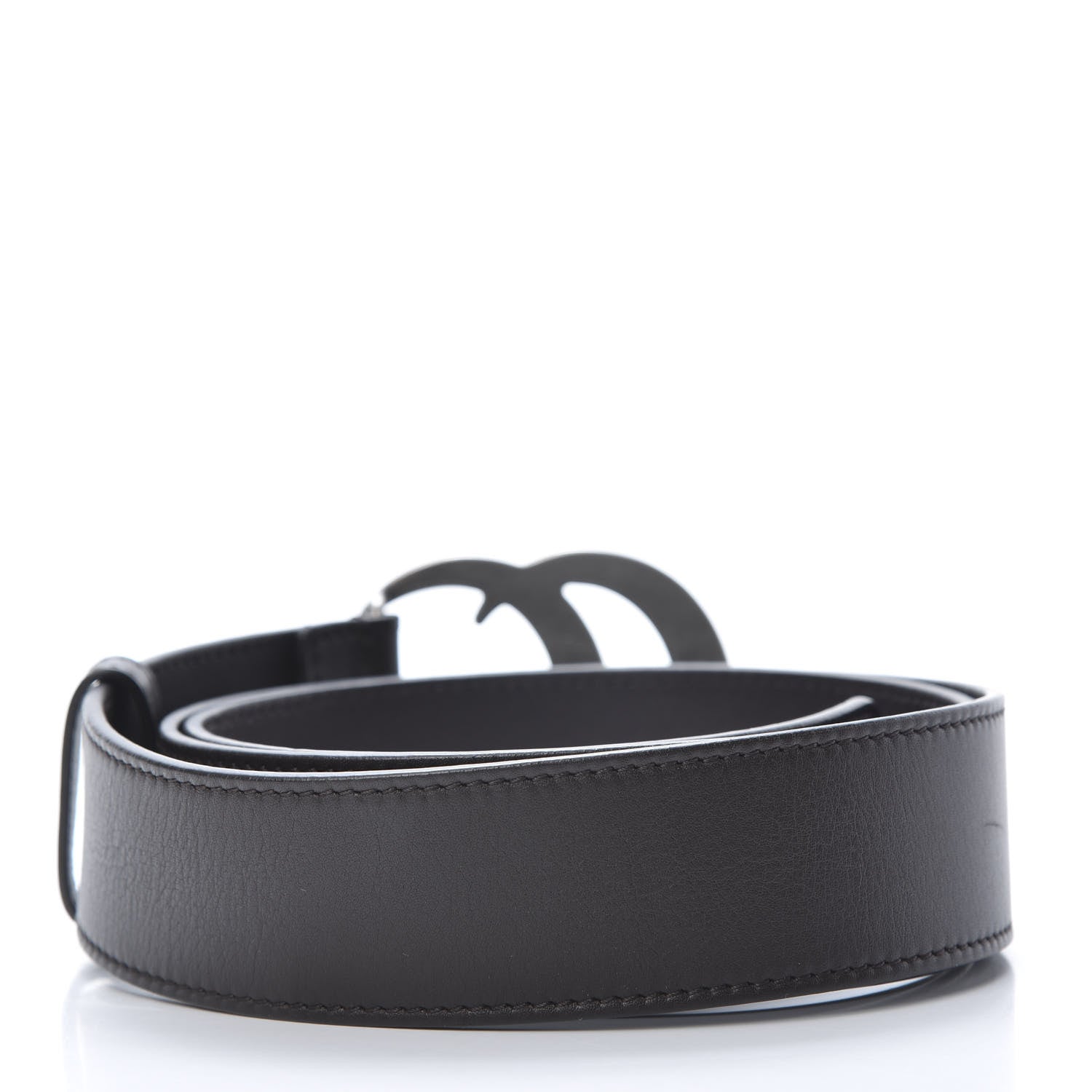 Gucci Moon Calfskin Nickel Double G 40mm Belt 95 38 Dark Cocoa 2 of 7