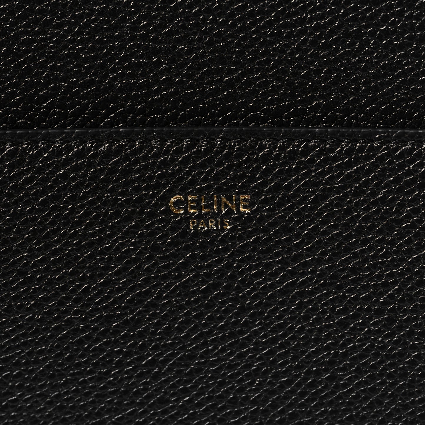 Soft Grained Calfskin Sangle Bucket Bag Black