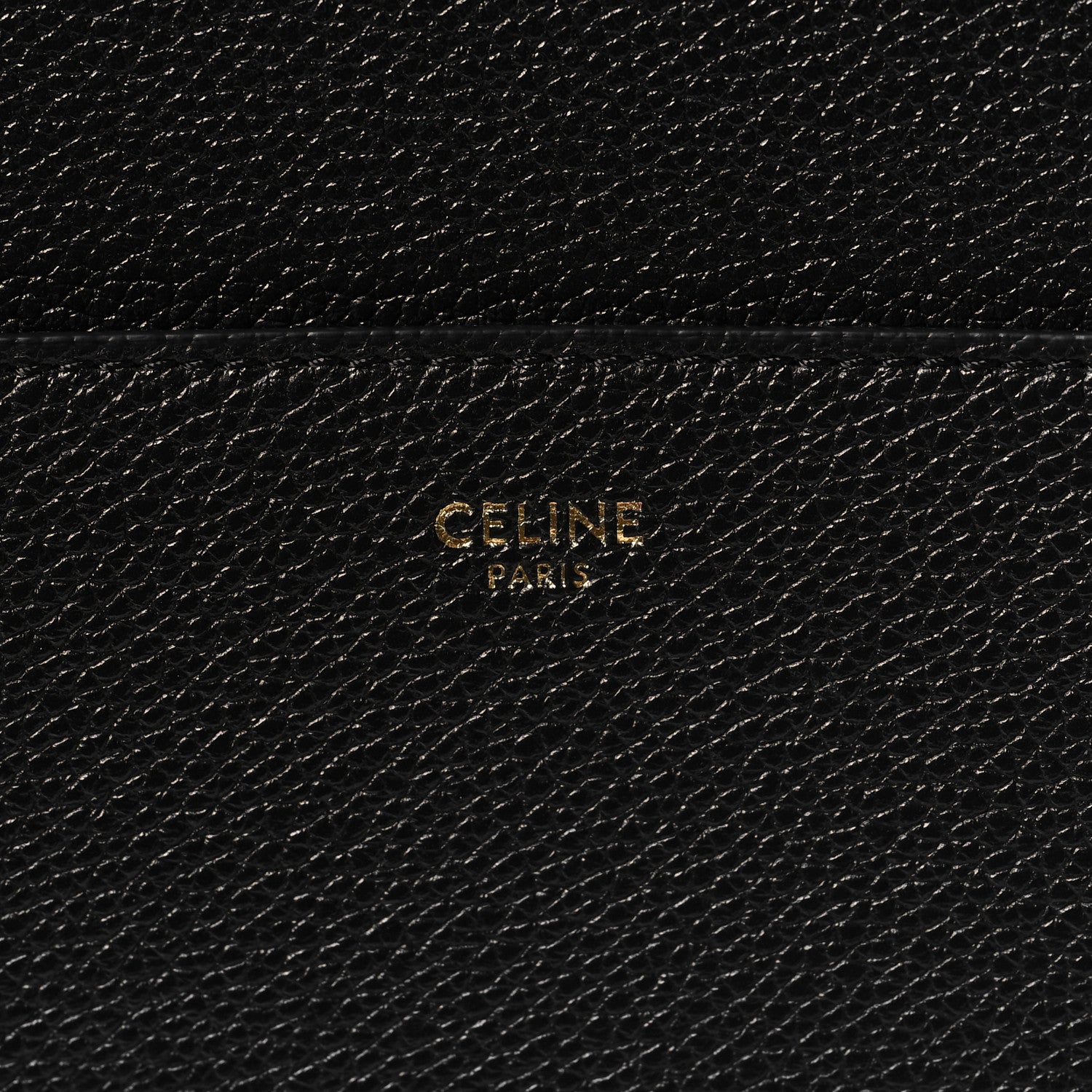 Celine Soft Grained Calfskin Sangle Bucket Bag Black 6 of 10