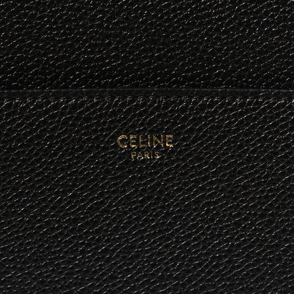 Celine Soft Grained Calfskin Sangle Bucket Bag Black 6 of 10