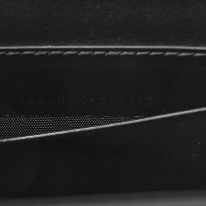 Gucci Boarded Dyana Lux Calfskin Web Monochrome Mini Bamboo 1947 Top Handle Bag Black 7 of 11