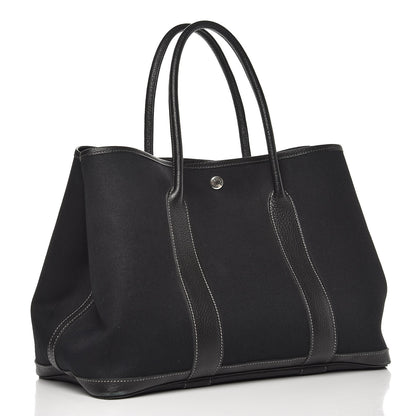 Hermes Toile Negonda Garden Party Tote 36 MM Black 3 of 10