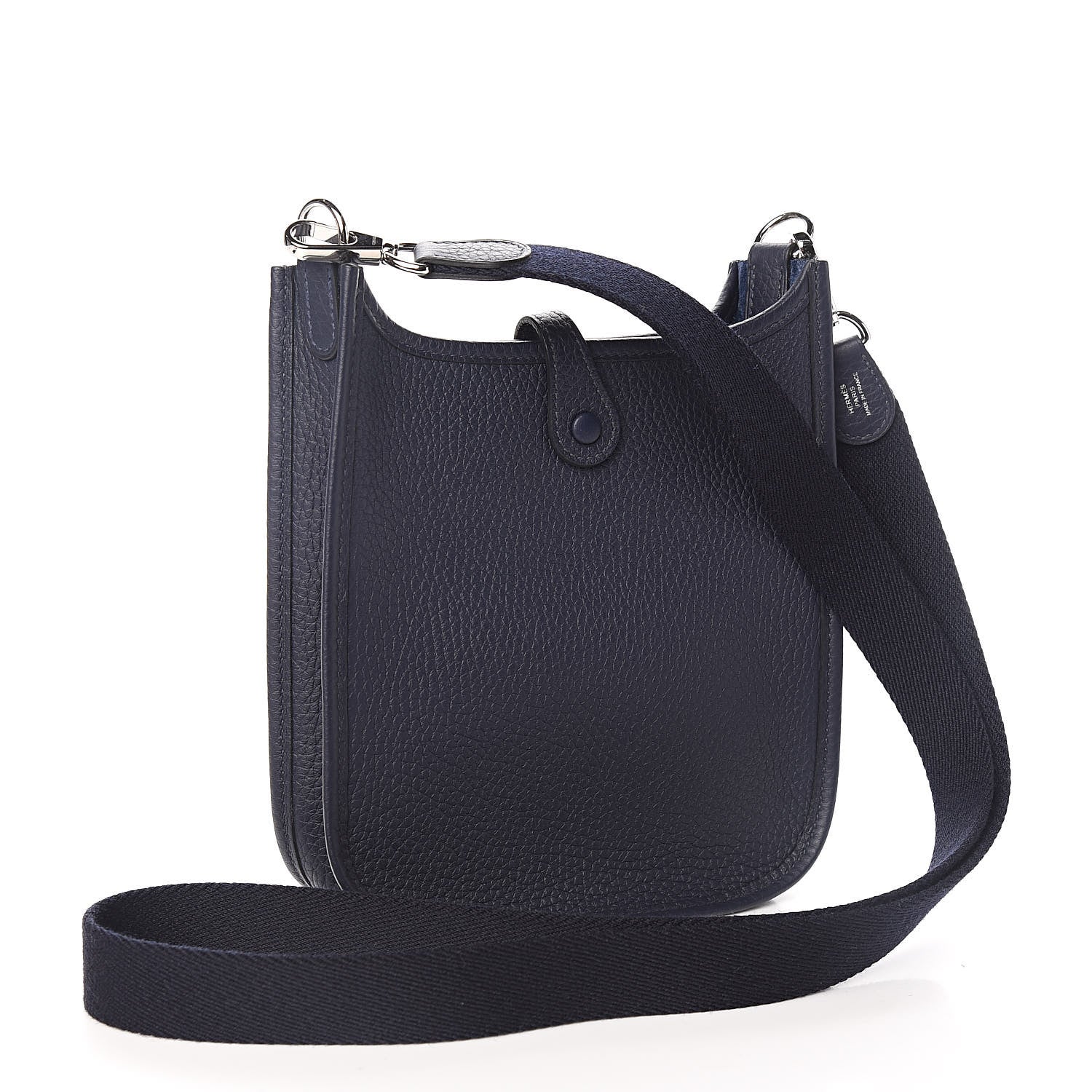 Hermes Taurillon Clemence Evelyne TPM Bleu Nuit 3 of 11