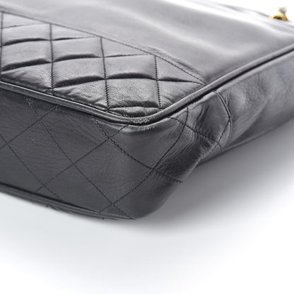 Chanel Lambskin Quilted Shoulder Bag Black 11 of 11