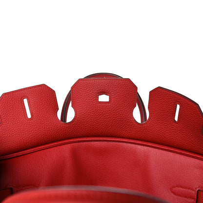 Hermes Togo Birkin 35 Rouge Casaque 21 of 38