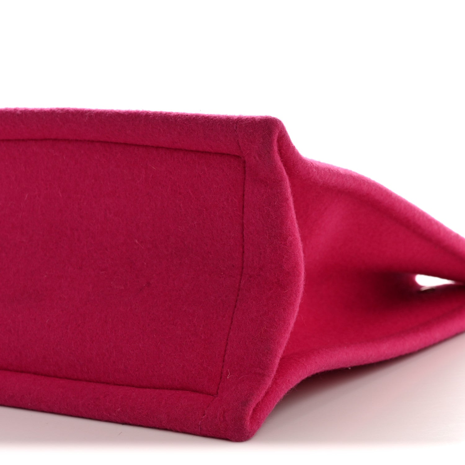 Saint Laurent Wool Rive Gauche Tote Fuchsia 10 of 14