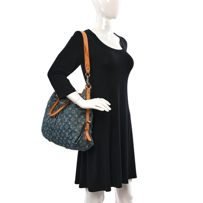 Louis Vuitton Denim Neo Cabby GM Blue 2 of 19