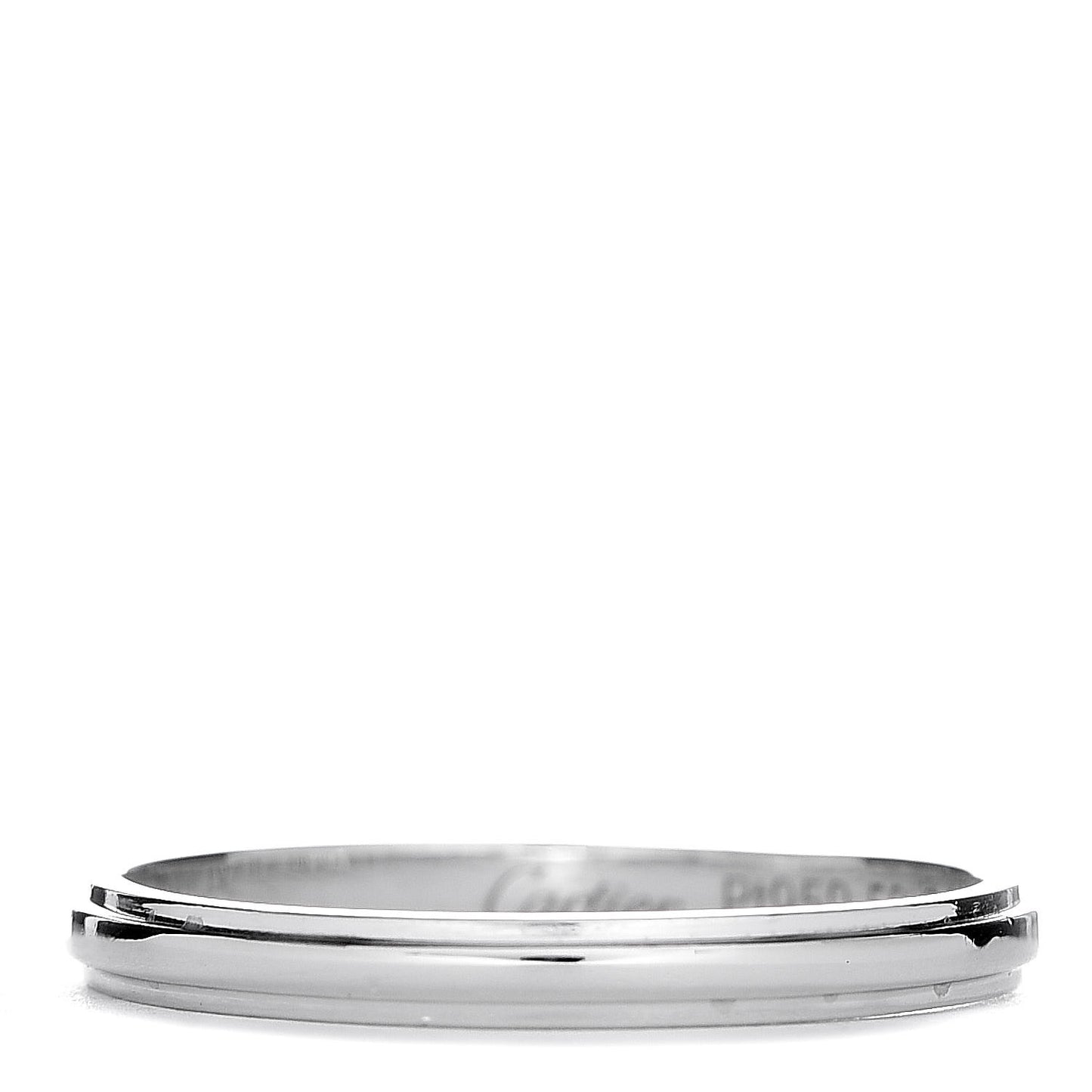 Platinum 2.5mm D'Amour Wedding Band Ring 58 8.25