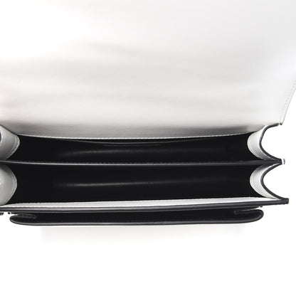 Saint Laurent Calfskin Bi-Color Medium Monogram Sunset Black Pearl White 4 of 9