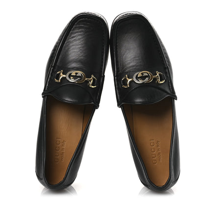 Gucci Agnello Plonge Granada Kid Mens Zumi Loafers 11 Black 2 of 11