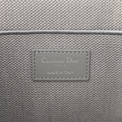 Christian Dior Canvas Embroidered Cannage Diortravel Vanity Case Grey 6 of 10