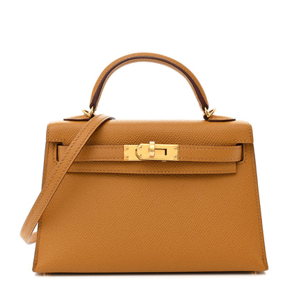 Hermes Epsom Mini Kelly Sellier 20 Sesame 1 of 13