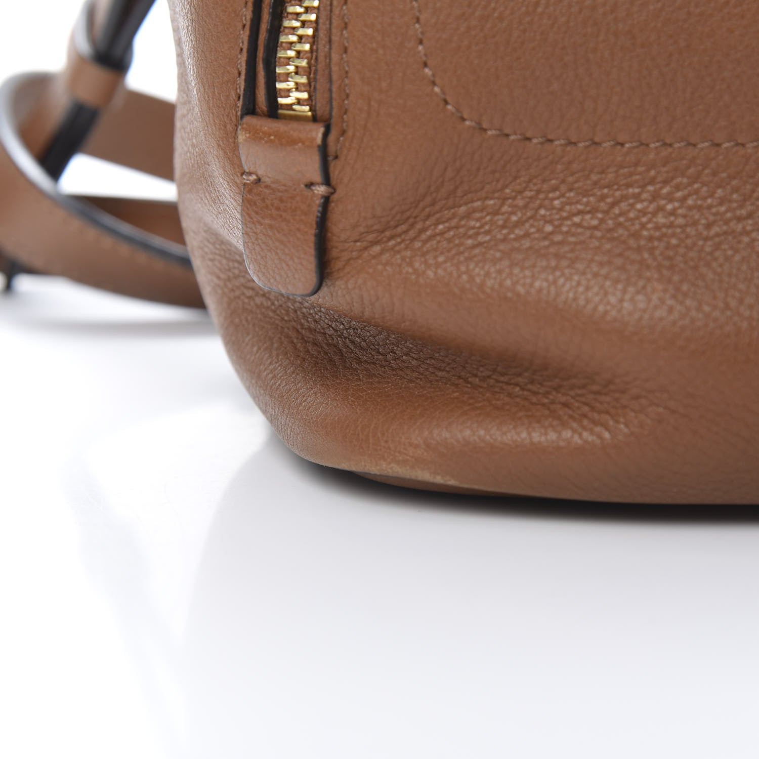 Chloe Suede Calfskin Small Faye Backpack Tan 13 of 14