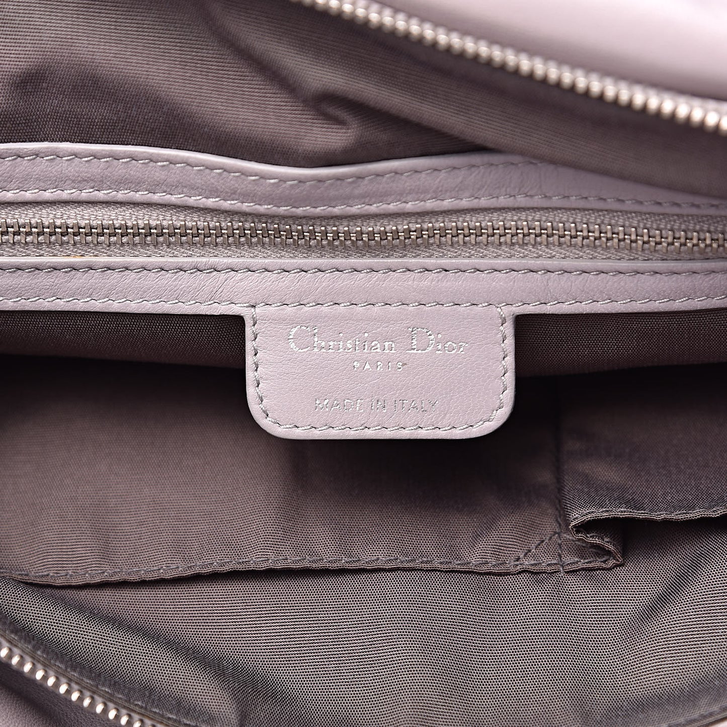 Lambskin Cannage Medium Granville Tote Grey