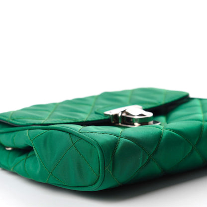 Prada Nylon Tessuto Impuntu Quilted Flap Oleandro 6 of 10