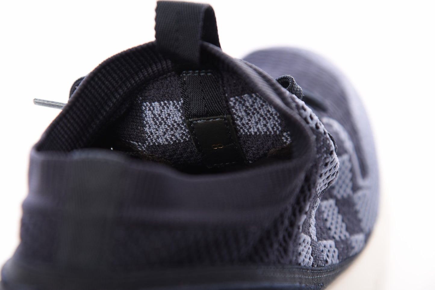Knit Damier Fastlane Sneakers 8 Blue