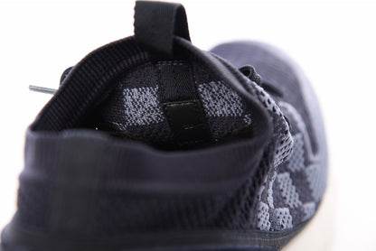 Louis Vuitton Knit Damier Fastlane Sneakers 8 Blue 27 of 30