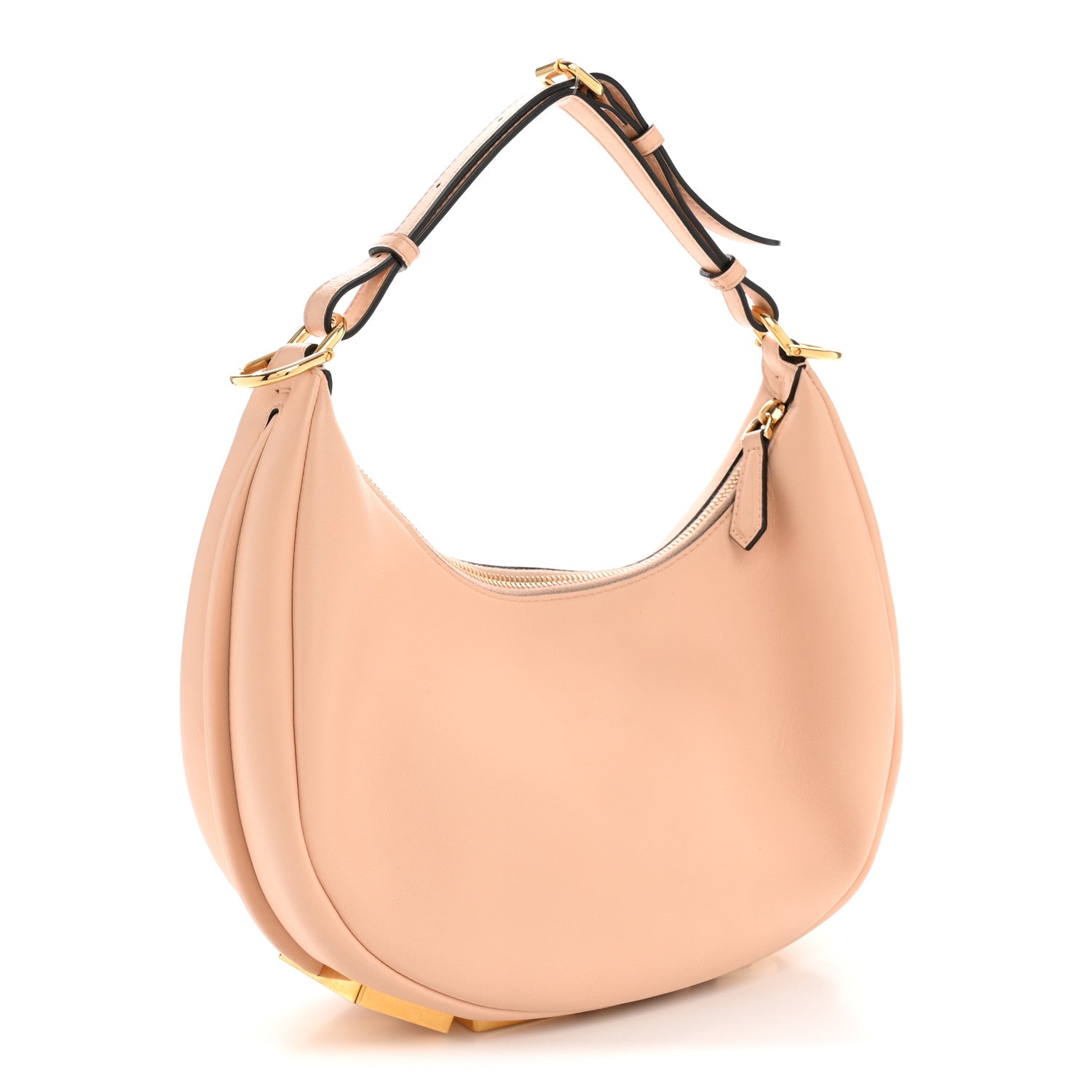 Fendi Vitello Grace Matte Small Fendigraphy Hobo Bag Light Rose 3 of 14